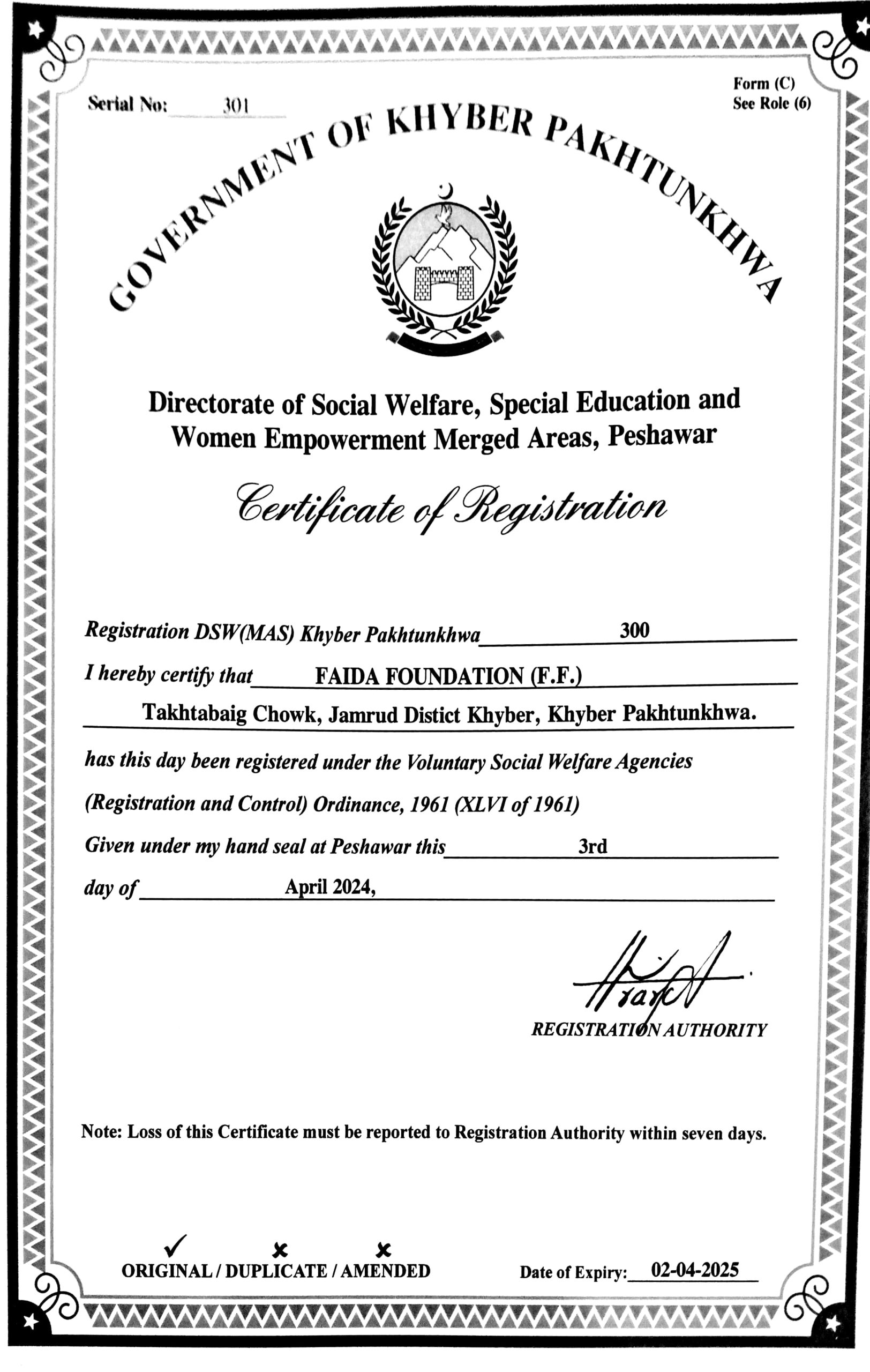 FF License Copyrights 2025